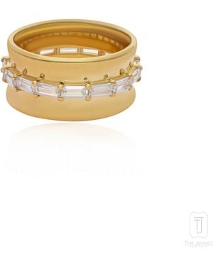 The Jewelz Flesh & Band Ring - White
