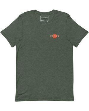 Anchor and Crew Forest Hidden Horizons Postmark Organic Cotton T-Shirt - Green