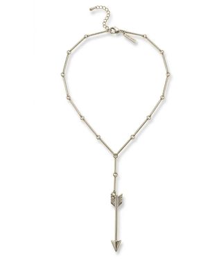 Jaredjamin Archer Bar Link Necklace - Metallic