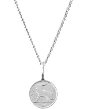 Katie Mullally Irish 3D Coin Necklace - Metallic