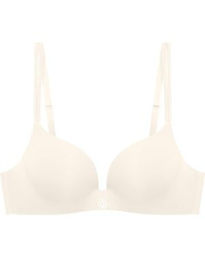 Second Skin Solution Second Skin Teardrop Push Up Bra Vanilla - White