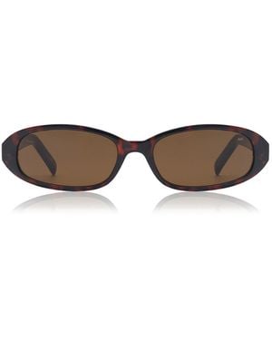A.Kjærbede Neutrals Macy Sunglasses Demi Tortoise - Brown