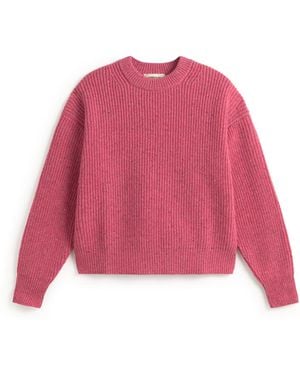 Thinking Mu Carmen Merino Wool Sweater - Pink