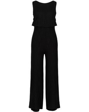 Marianne by Marie Jordane Carla Open Back Jumpsuit - Black