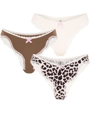 Wild Lovers Chantal Briefs - White