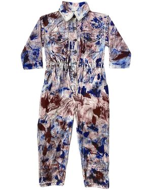 Zasta Studio Color Palette Raw Denim Jumpsuit I One - Blue