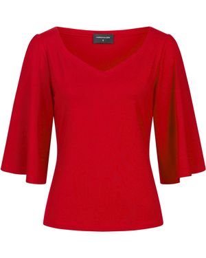 Marianna Déri Sweetheart Neckline Top - Red