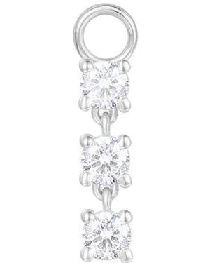 Dyamka Three Diamonds Charm - White