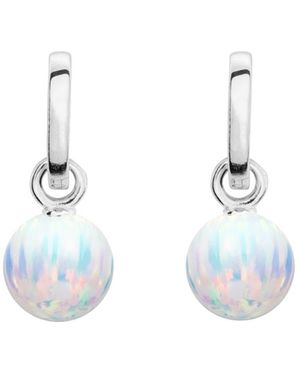 Ora Pearls Ice Opal Hoop Earrings - Blue