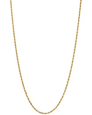 Lait & Lune Ari Rope Chain Necklace - Metallic