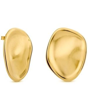 Joidart Large Golden Earrings Cala - Metallic