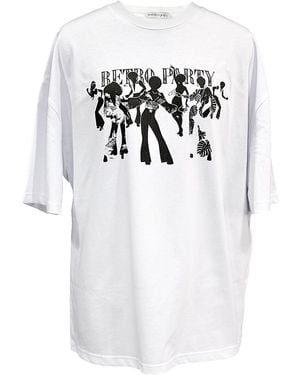 Maison Bogomil T-Shirt Retro Party And - White