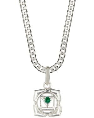 Charlotte's Web Jewellery Root Chakra Necklace - Metallic