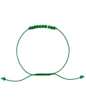 C. Grassi The Energy Project Bracelet – Transformation With Malachite & Solid 14K Bead - Green