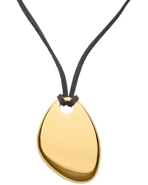 Bermuda Watch Company Maivelle Darcy Velvet Pendant Necklace - Metallic