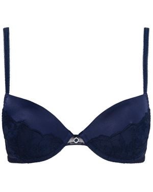 BonBon Lingerie Coco Heart Push-Up Bra - Blue