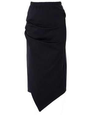Metamorph Midi Asymmetrical Skirt - Blue