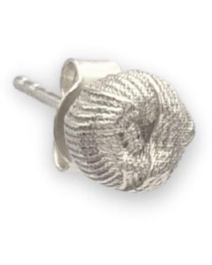 Frenvyrn Ren Sterling Yarn Stud Earring Single - White