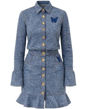 Maui X Lolita Evette Denim Skirt Set - Blue