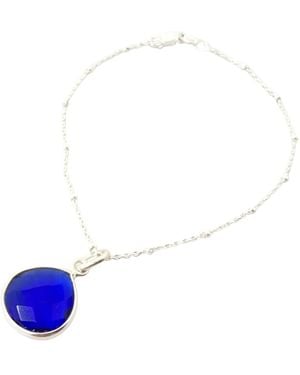 Harfi Shiny Sapphire September Birthstone Bracelet - Blue