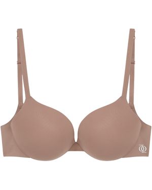 GOD SAVES QUEENS Neutrals Second Skin Ultimate Push-Up Bra Mushroom - Multicolour