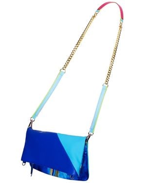 AlanaKay Art Convertible Crossbody Bag - Blue