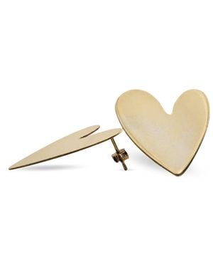 Silver Moon Sterling Earring – Heart Of Light - Natural