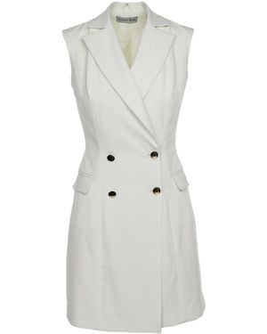 Noria Anis Laurane Sleeveless Blazer Dress - Gray