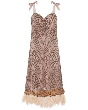 Lisa The Label Miss Simpson Slip Dress - Brown