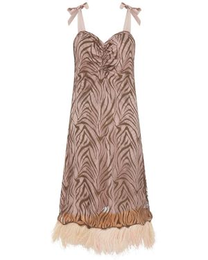 Lisa The Label Miss Simpson Slip Dress - Brown