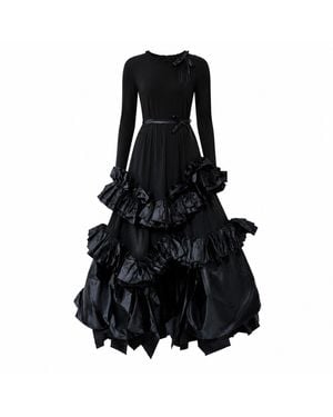 Miro Misljen Noir Rhapsody Dress - Black