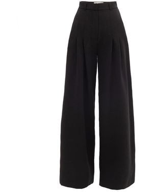 Julia Allert Formal Wide Leg Palazzo Pants - Black