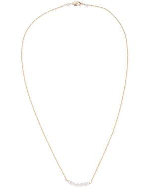Heather Hawkins Jewelry Shine On Tiny Gemstone Layering Necklace - Metallic
