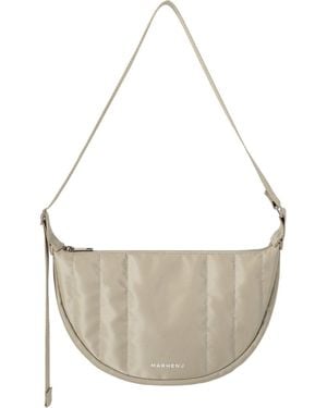 MARHEN.J Neutrals Recycled Nylon Hobo Bag - Metallic