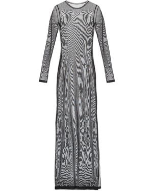Mymokondo Long Style Mesh Gown - Gray