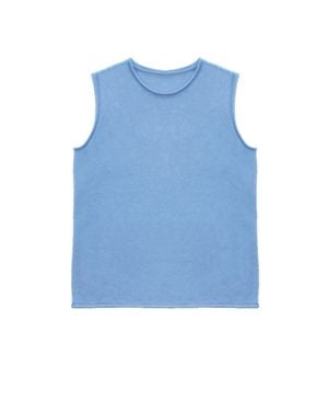 Zenzee Cashmere Classic Tank - Blue