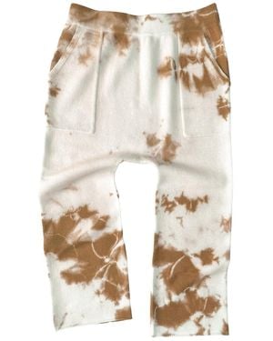 Zenzee Cashmere Jogger Trousers - Metallic