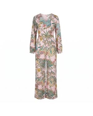 Maison Qala Blush Jumpsuit - Natural