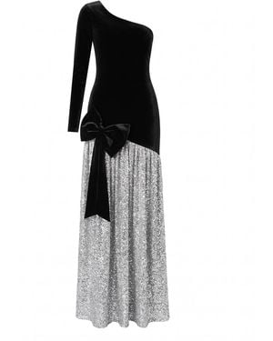 Nur Karaata Sabrina Gown - Grey
