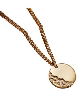 Posh Totty Designs Strata Disc Necklace - Metallic