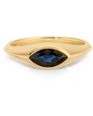 Atma Prema Vintage Heirloom Sapphire Ring Small - Multicolour