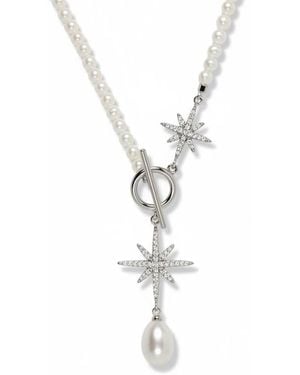 Ninemoo Celestial North Star Pearl Necklace - Metallic