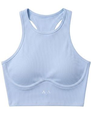 Altra Volta Halter Ribbed Top - Blue
