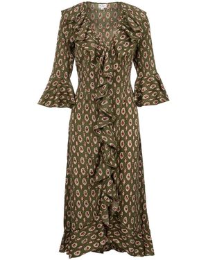 At Last Felicity Midi Dress - Green