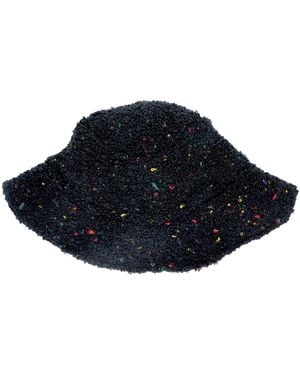 Maison Bogomil Mélange Bucket Hat - Blue