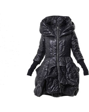 Metamorph Extravagant Puffy Coat - Black
