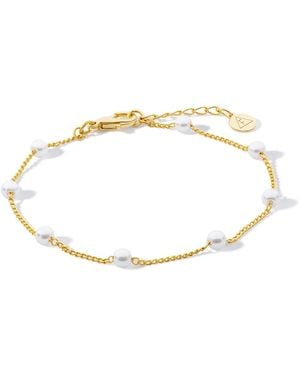 Formation Co. Jewellery Gaia Pearl Chain Bracelet - Metallic