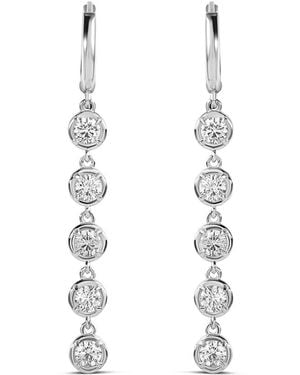 SHYMI Victorian Style Round Drop Earrings - White