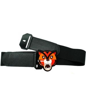 Gissa Bicalho Handmade Acrylic Belt Tiger - Black