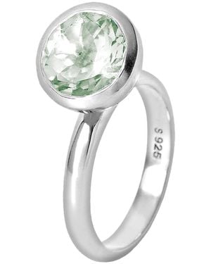 Neola Design Sterling Ring Amethyst Gemstone Amis - Metallic